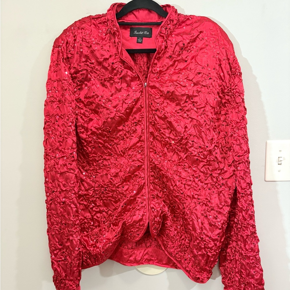 Scarlett Nite Radiant Red Blazer - Picture 2 of 10